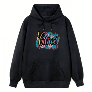Tropical Floral "Believe" Hoodie