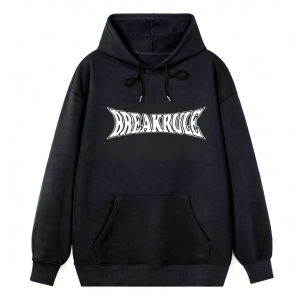 "BREAKKRUCE" Rock Font Hoodie